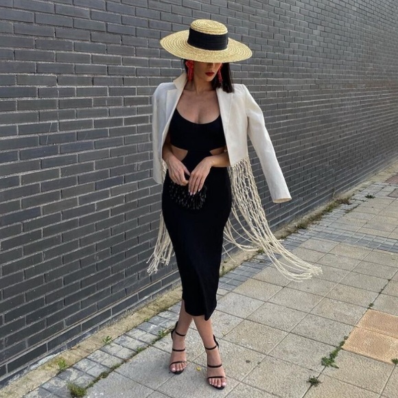 Zara Fringe Jacket - Picture 3 of 4